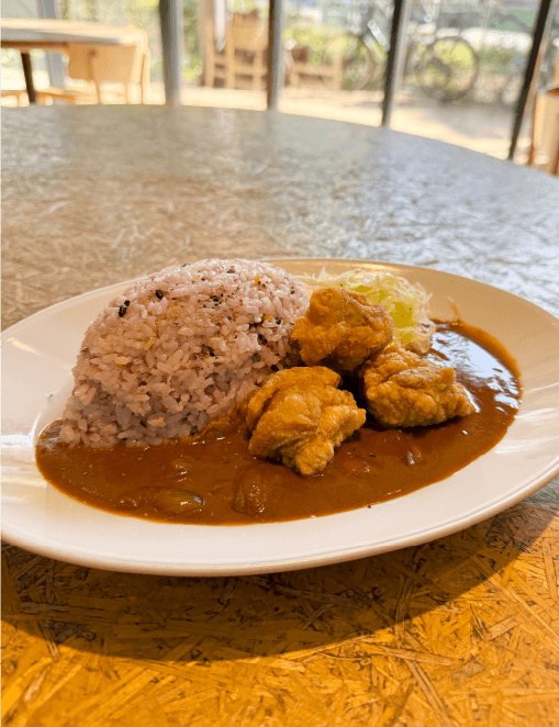 お台場のカフェ