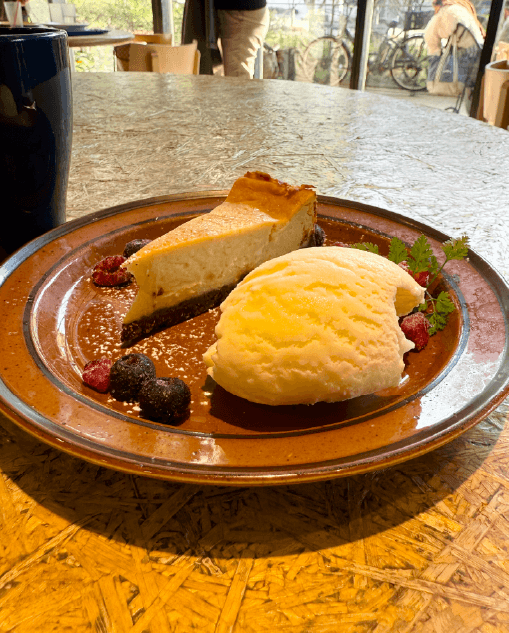 お台場のカフェ