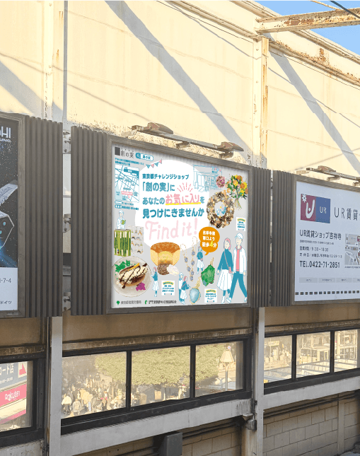 吉祥寺駅のポスターデザイン