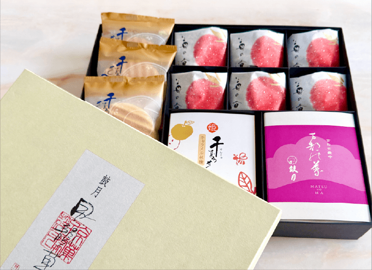 京都・鼓月の千寿せんべい